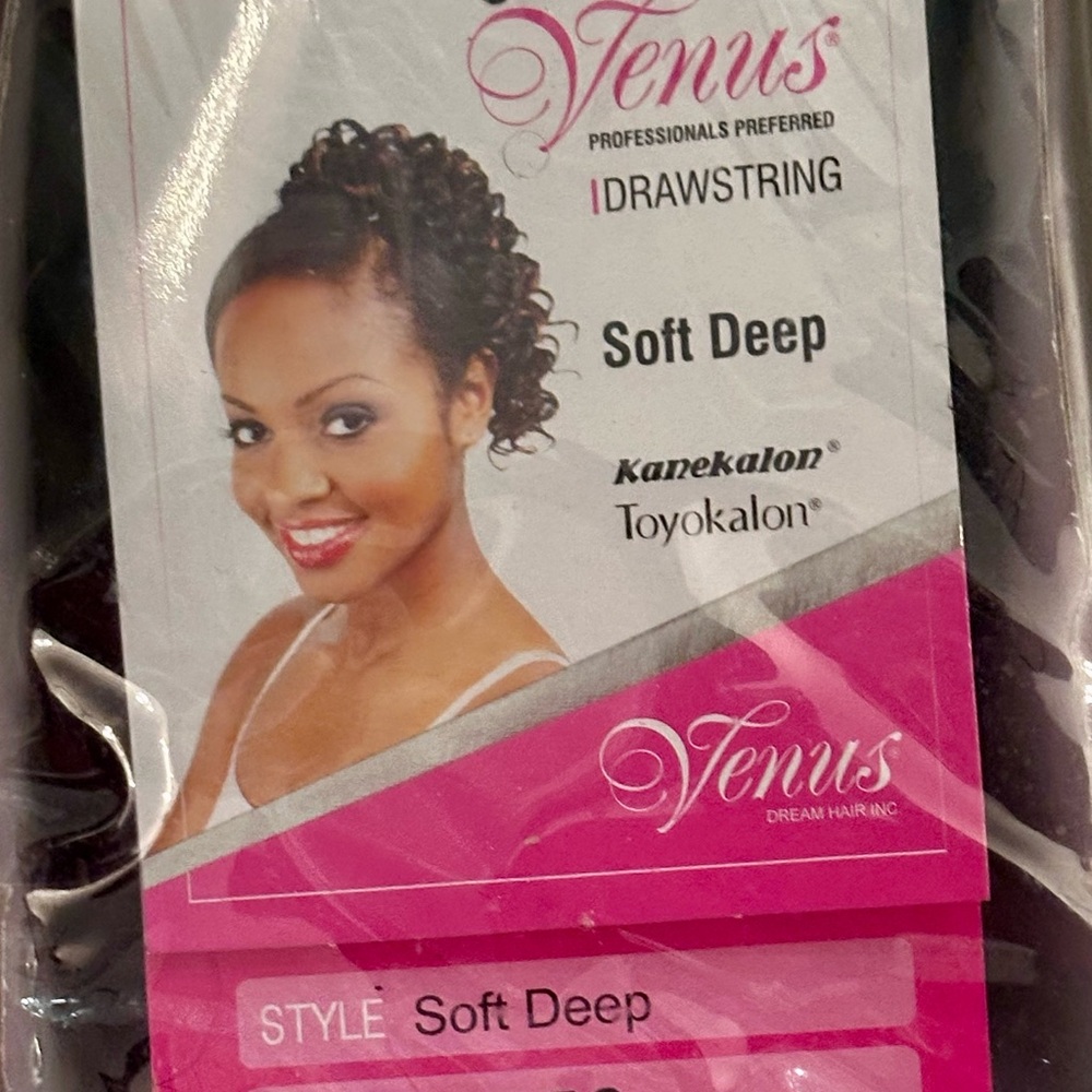 Venus IDRAWSTRING Hair Extension – Soft Deep Style – Color F1B/BG – NEW